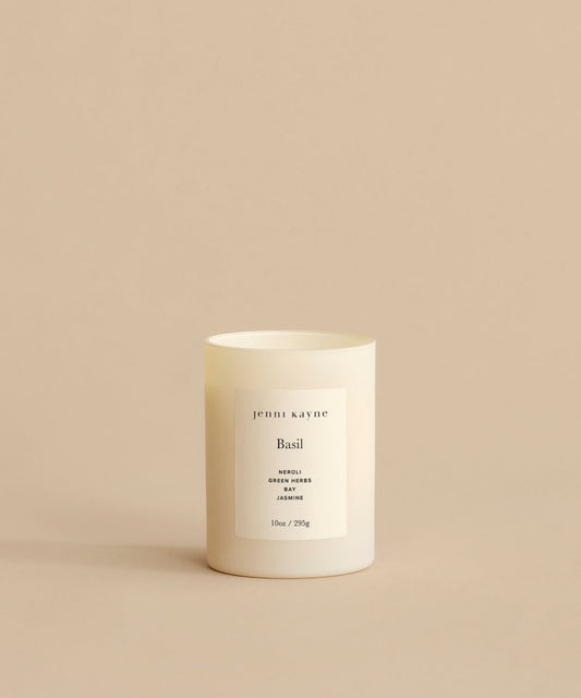 Basil Glass Candle