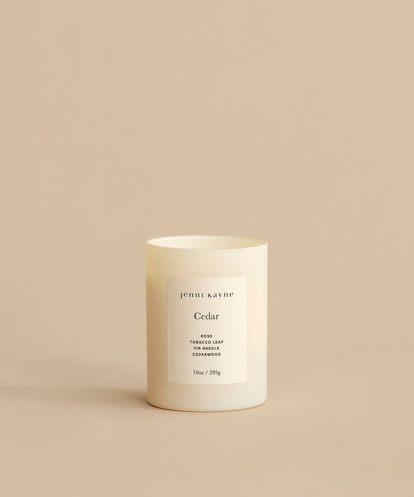 Cedar Glass Candle