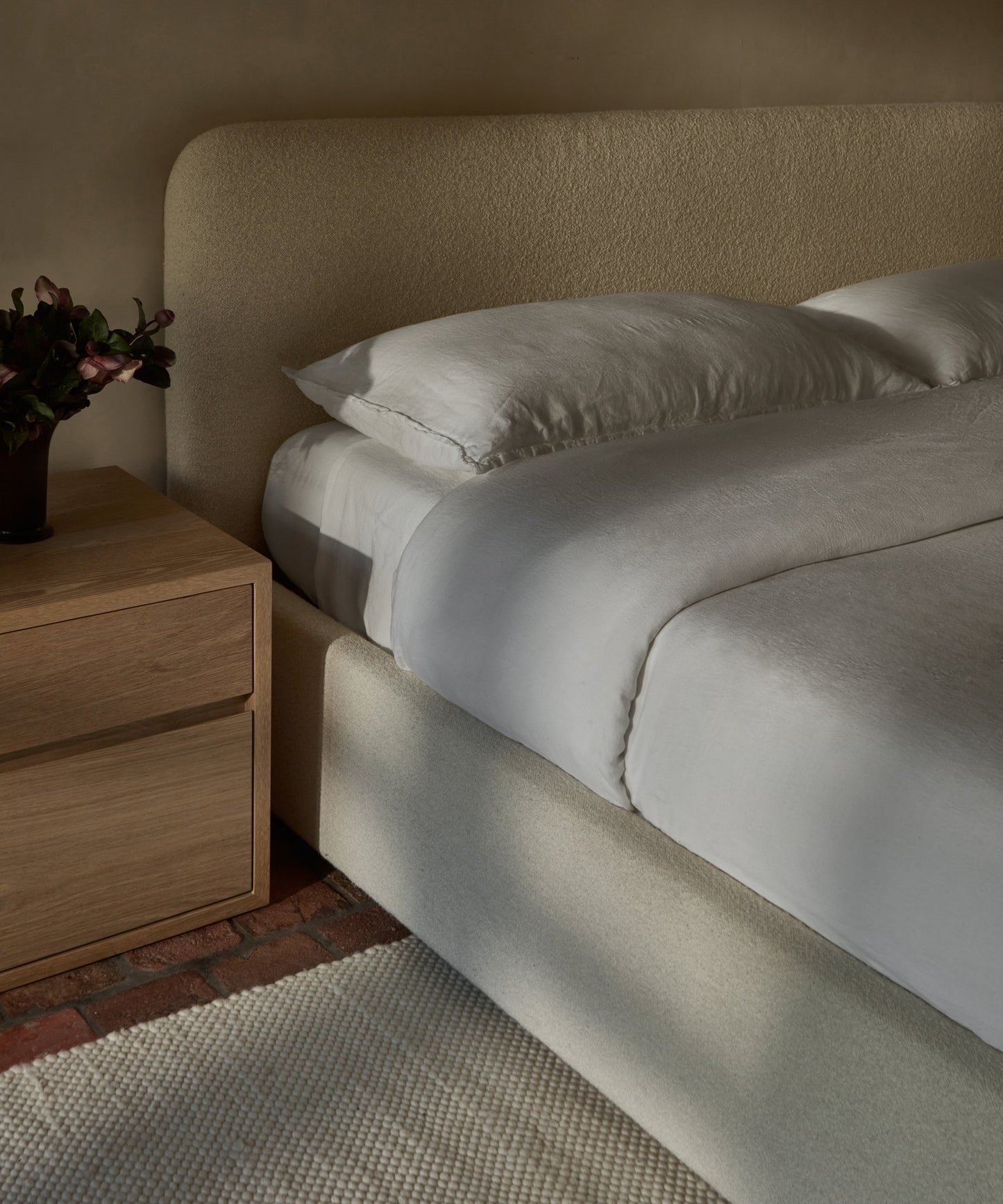 Dusk Linen Flat Sheet