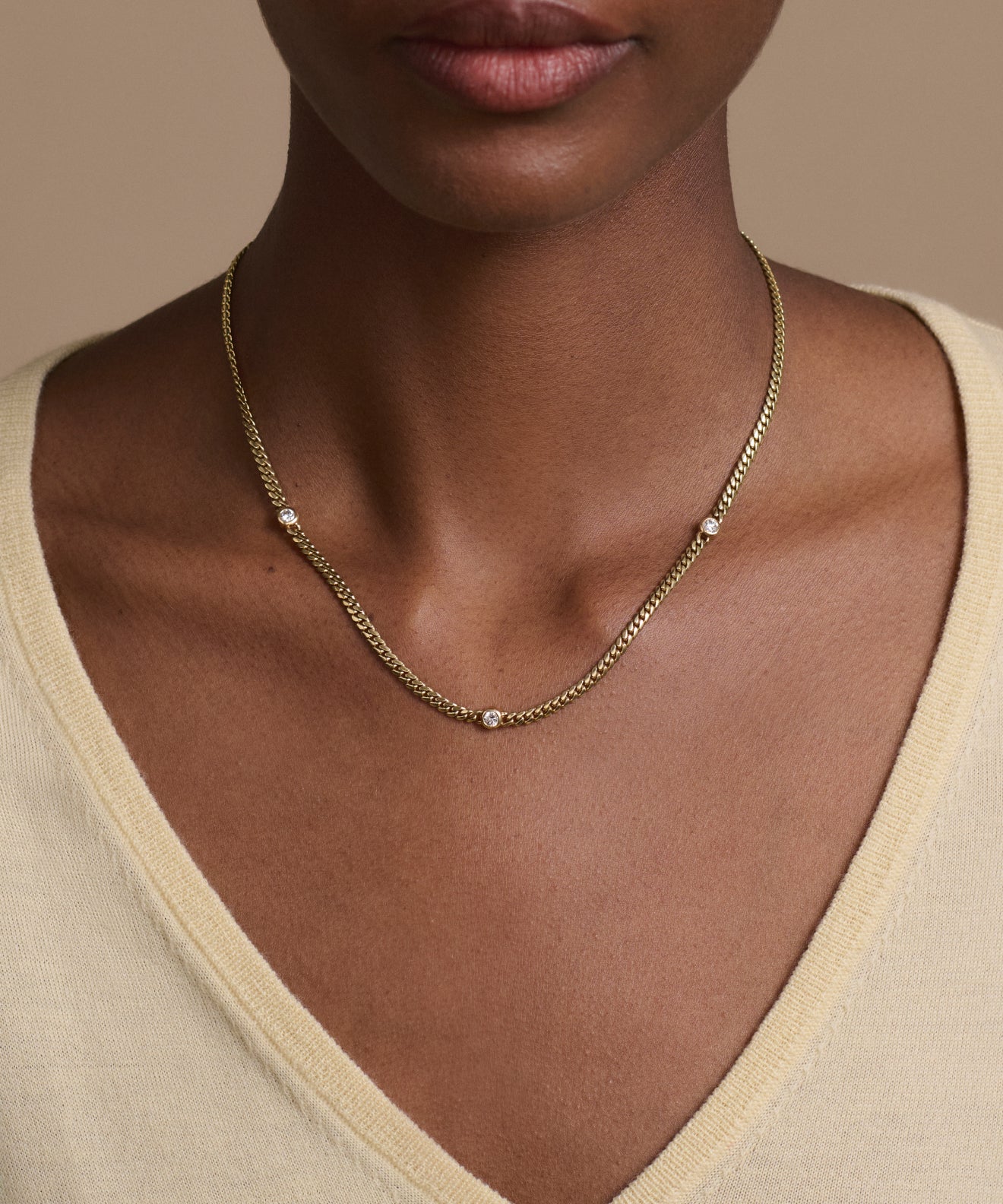 Merit Round Cut Diamond Necklace