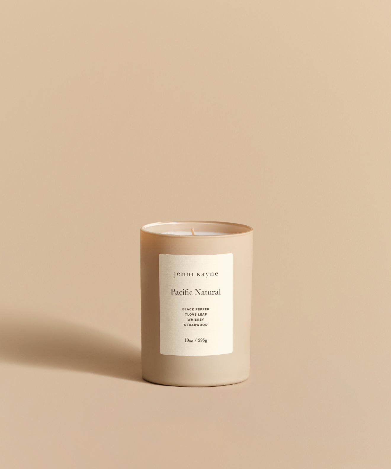 Pacific Natural Glass Candle